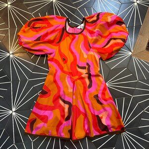 EUC LaRoque Juliette Dress in Prink Retro, size XS